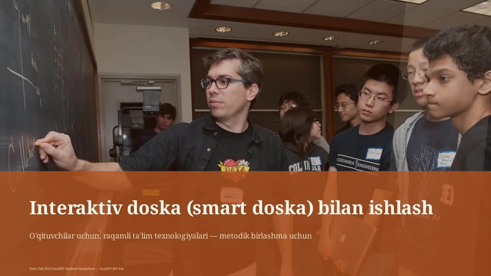 Interaktiv doska (smart doska) bilan ishlash