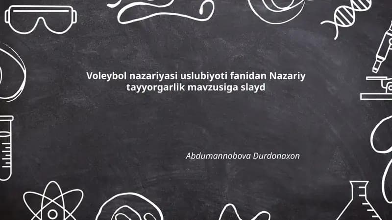 Nazariy tayyorgarlik voleybolda
