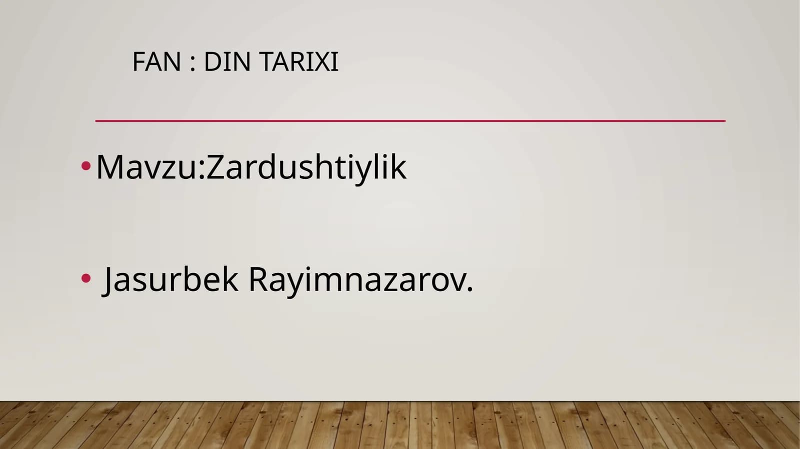 Zardushtiylik