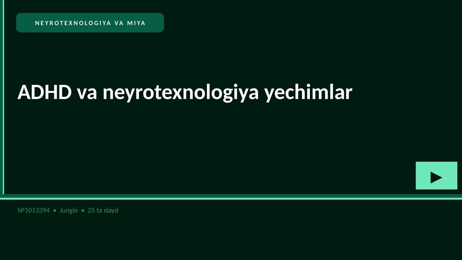 ADHD va neyrotexnologiya yechimlar