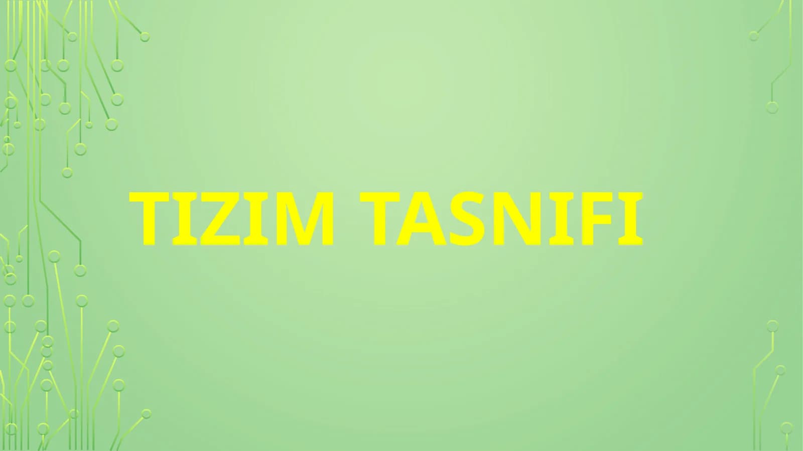 Tizimtasnifi
