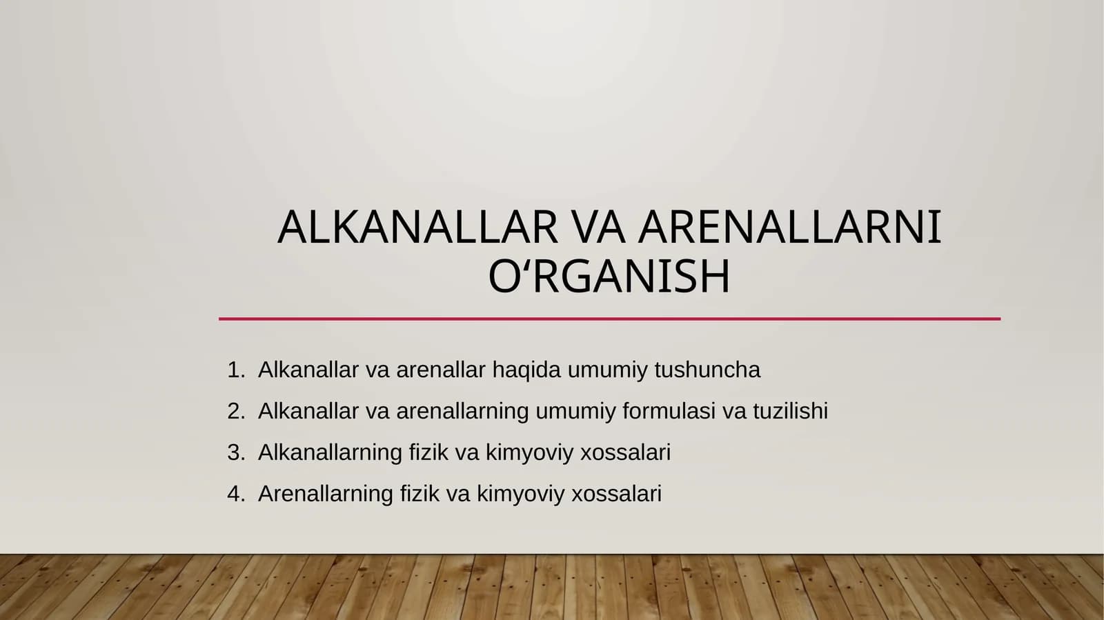 Alkanallar va arenallar