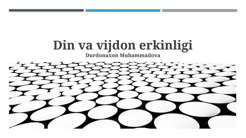 Din va vijdon erkinligi