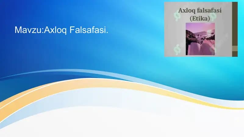 Axloq falsaafasi