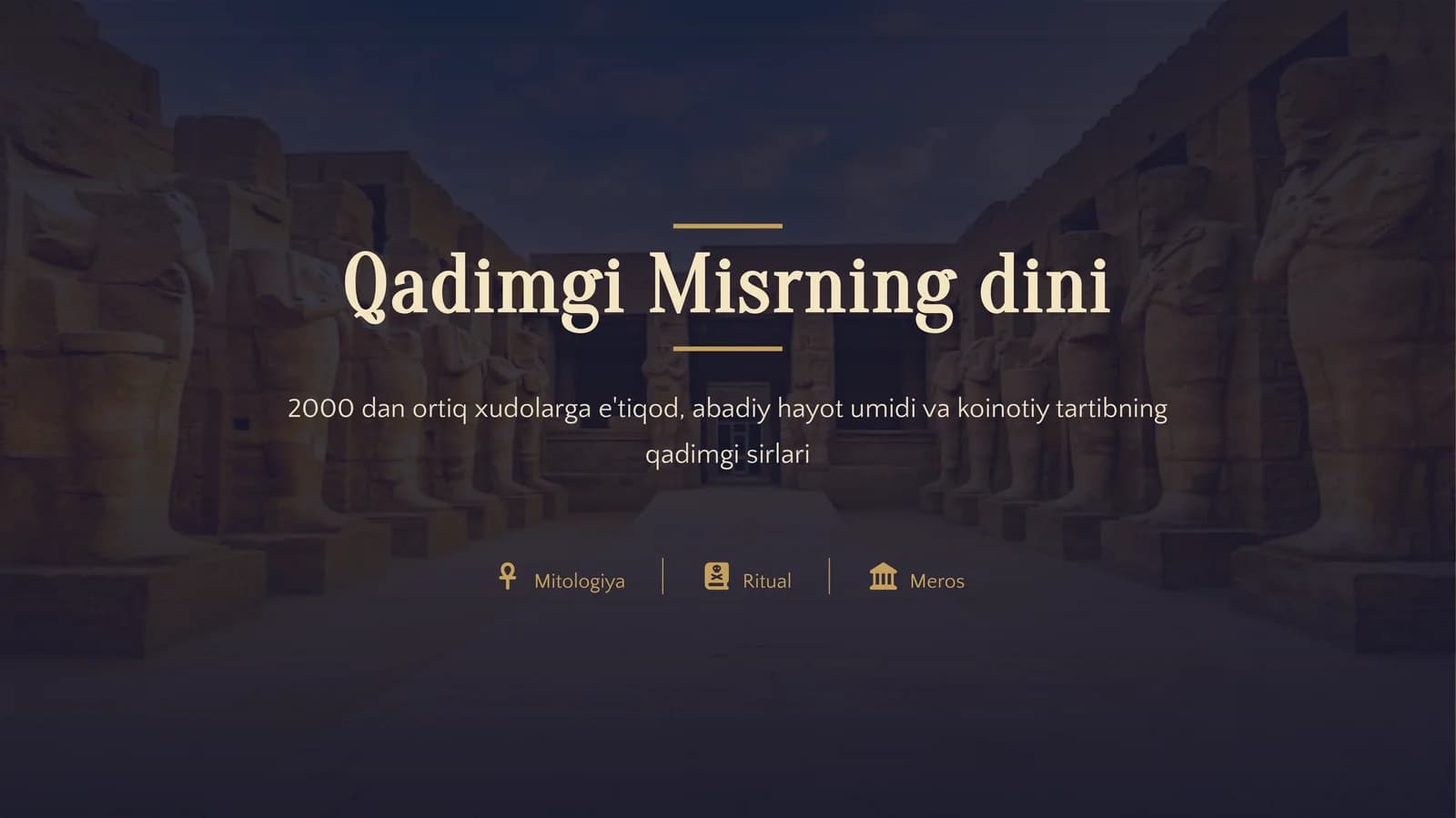 Qadimgi Misrning dini