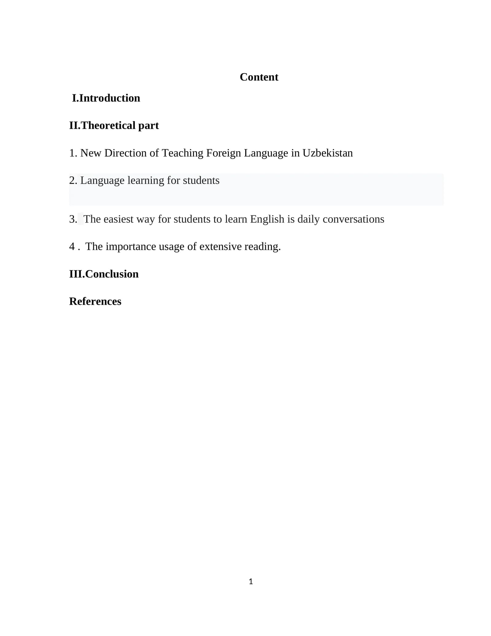 The role and influence of English in Uzbekistan