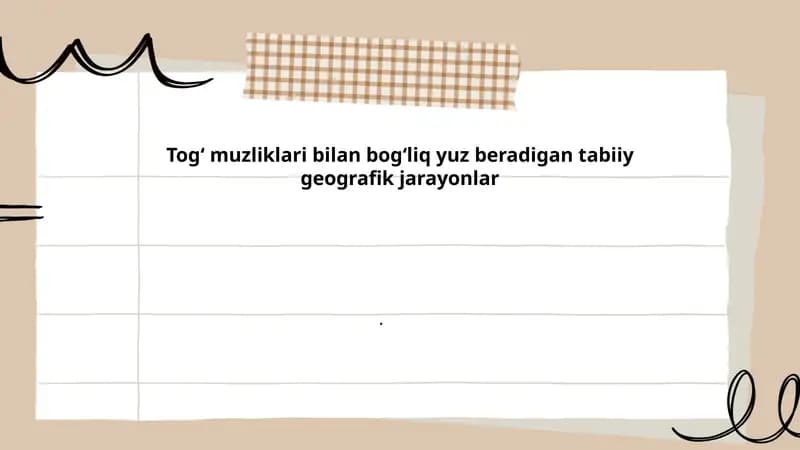 Togʻ muzliklari