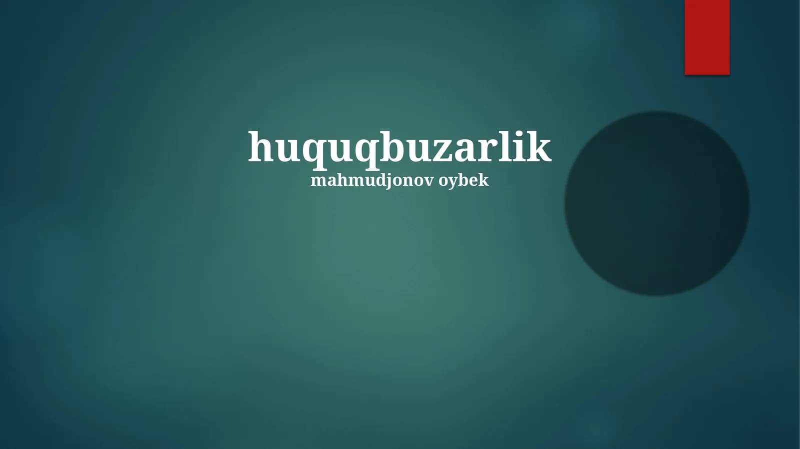 Huquqbuzarlik