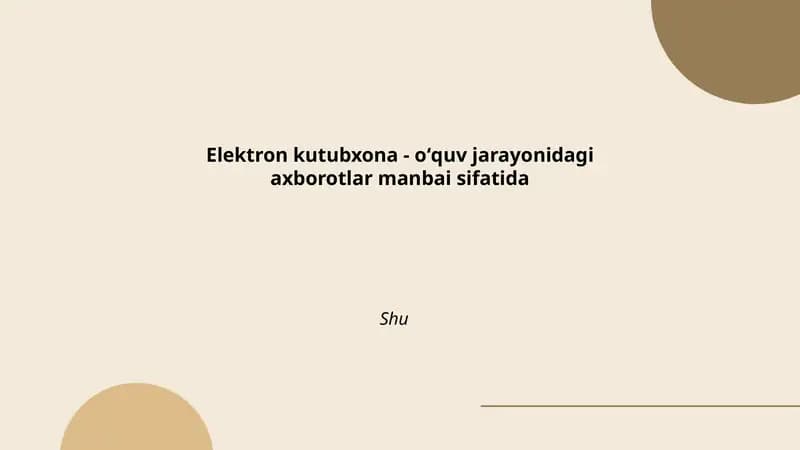 Elektron kutubxona