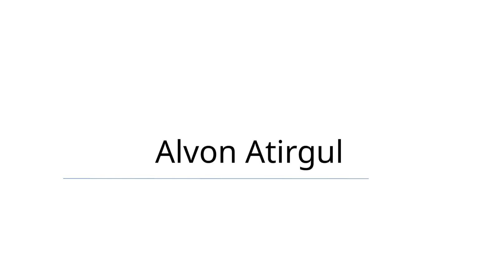 Alvon Atirgul