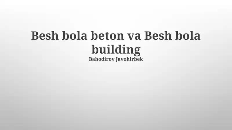 Besta Konkret Sharlar
