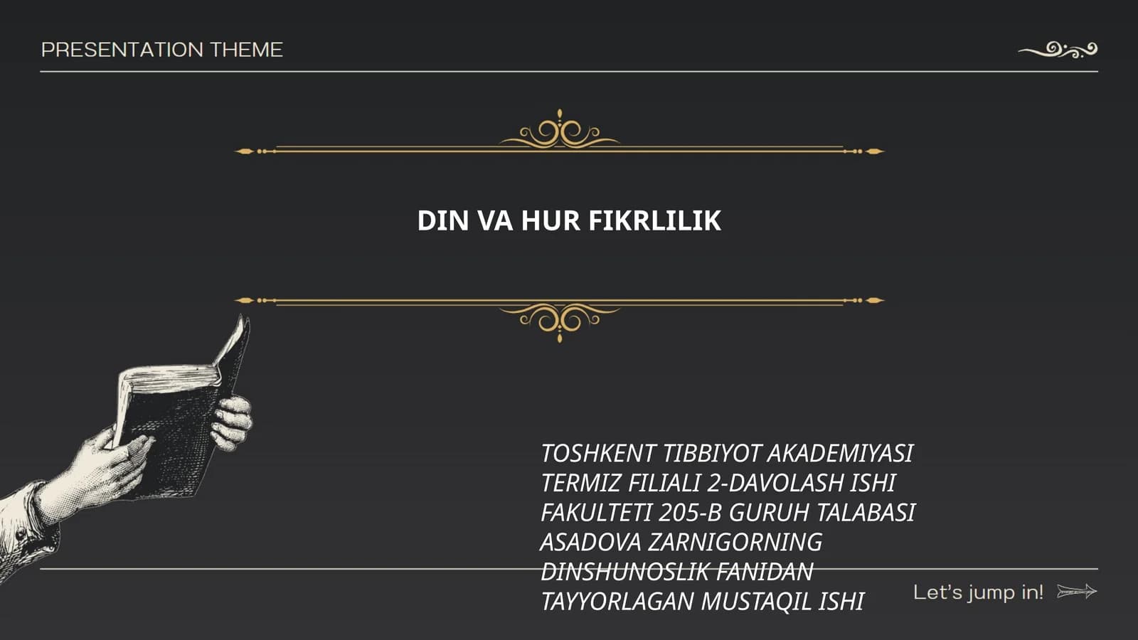 DIN VA HUR FIKRLILIK