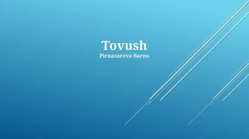 Tovush