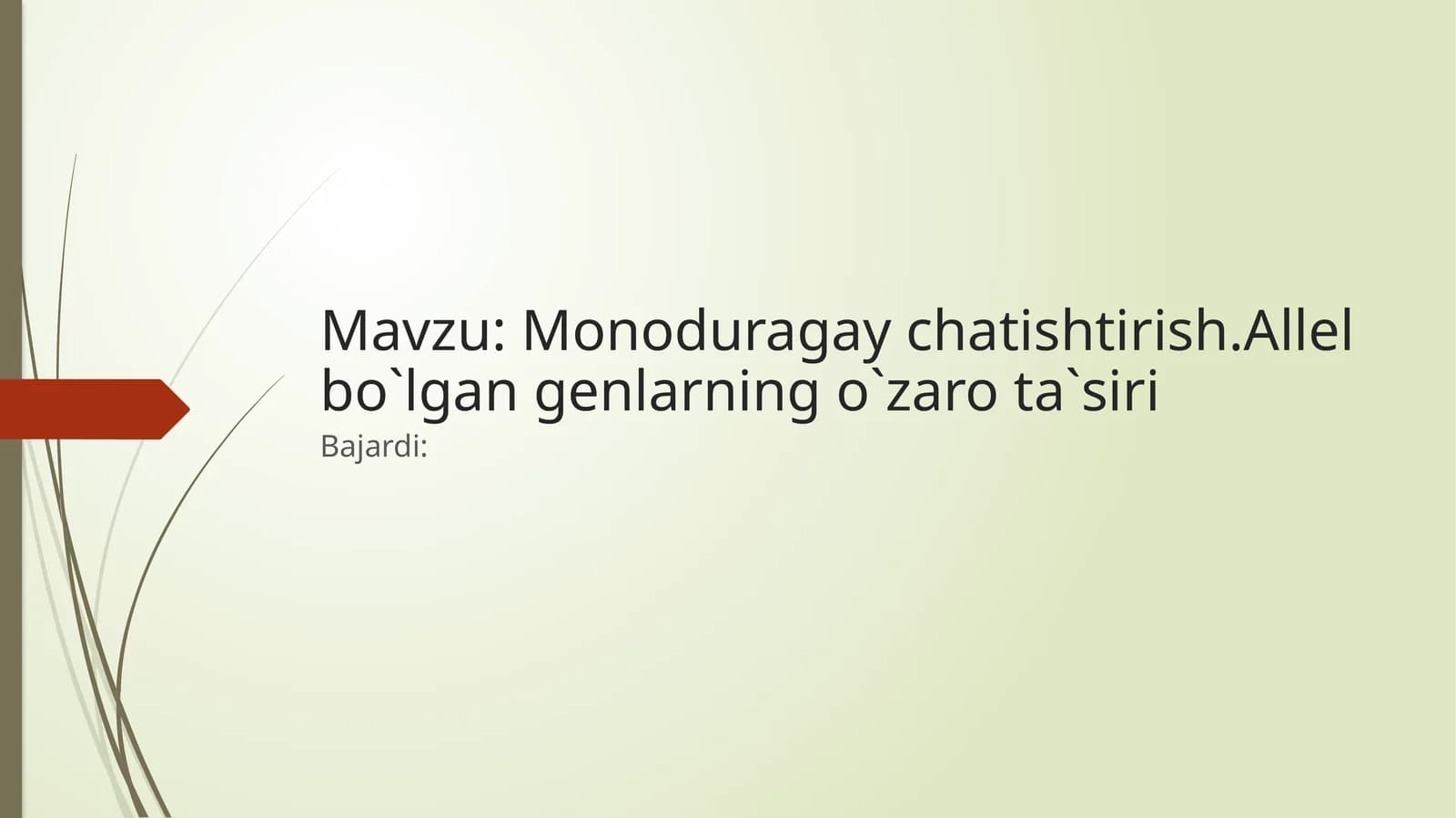 Monoduragay chatishtirish