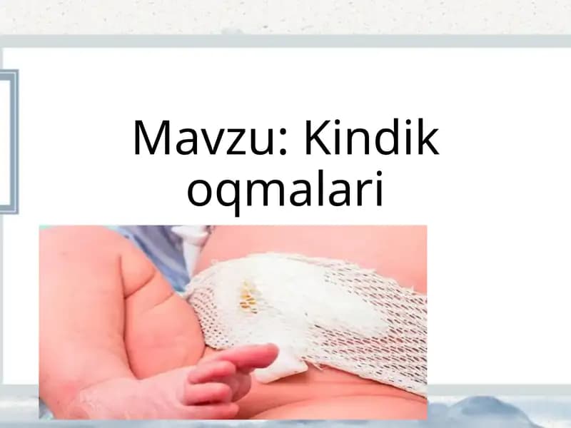 Kindik oqmalari