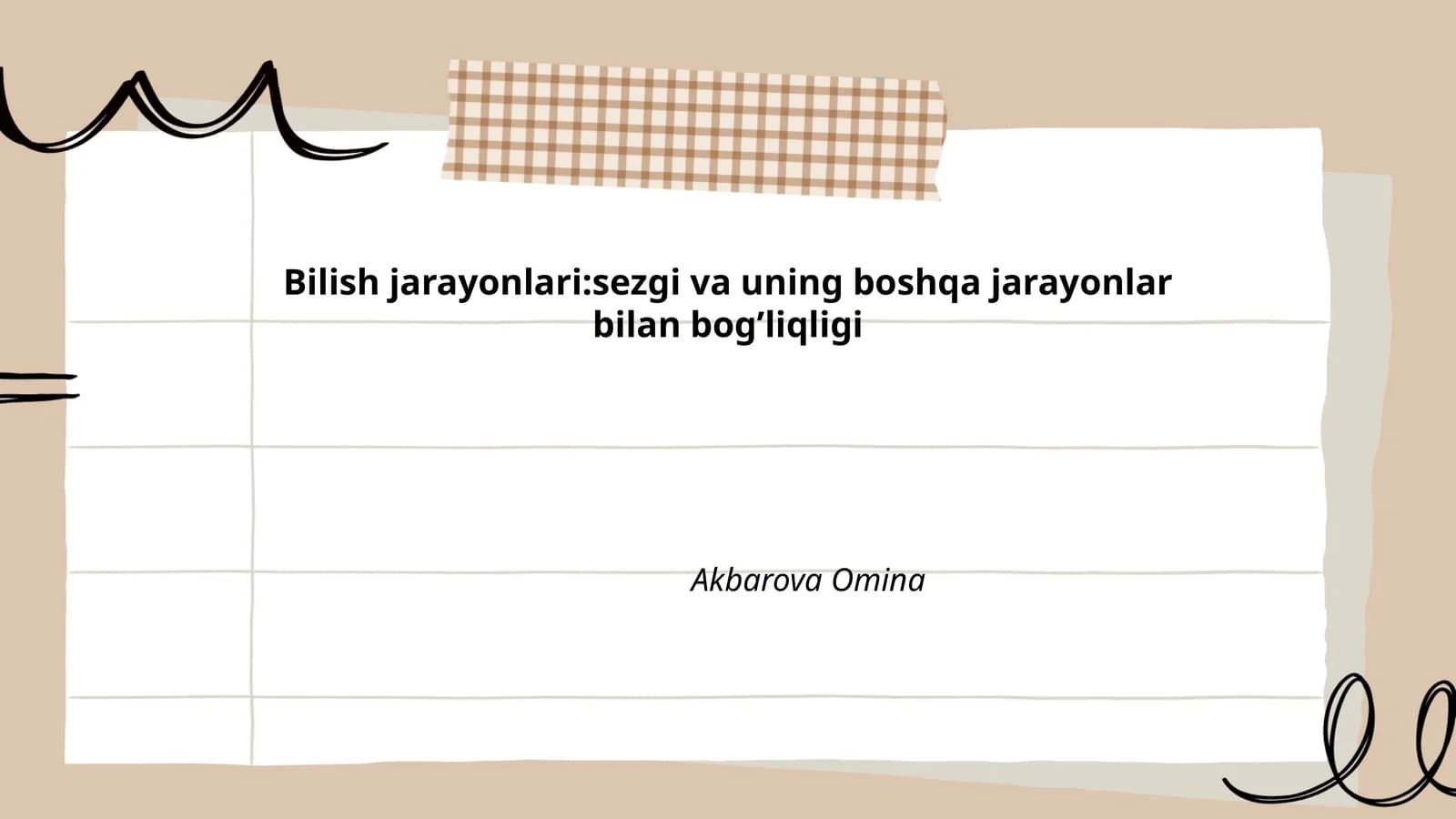 Sezgi tushunchasi