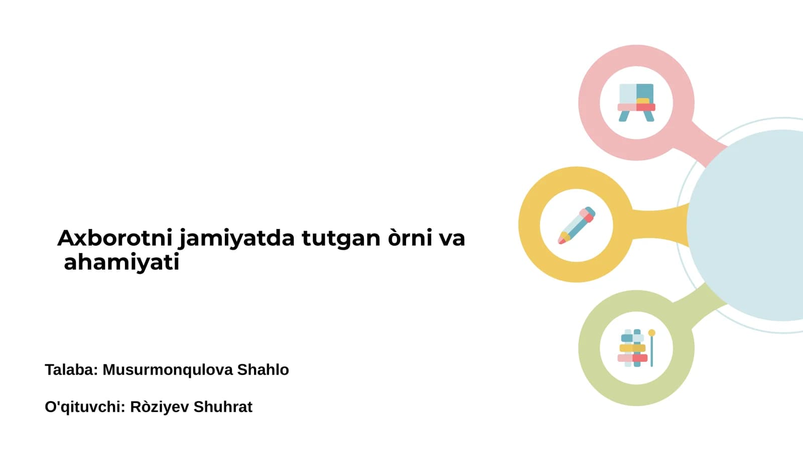 Axborot jamiyatining mohiyati