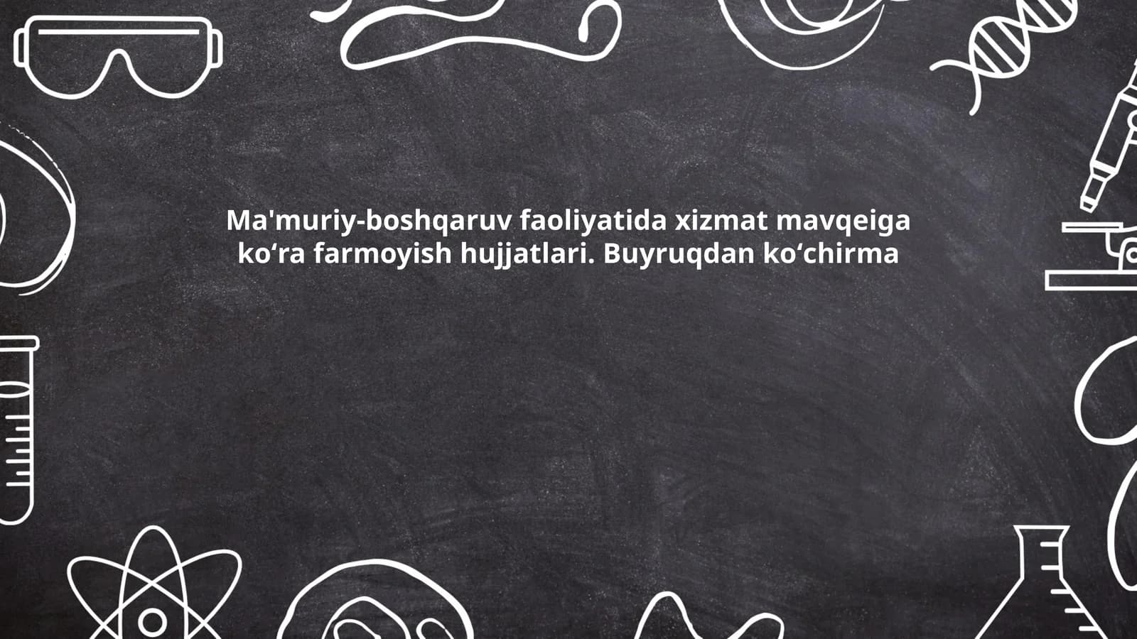 Buyruq mazmuni