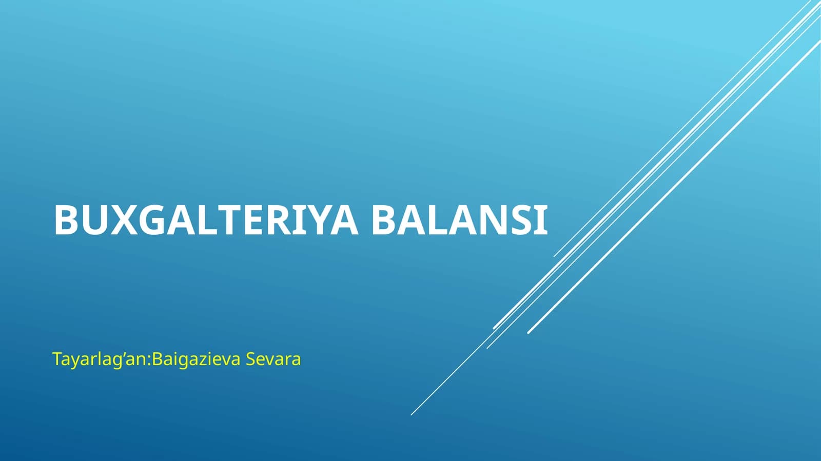 Buxgalteriyabalansi