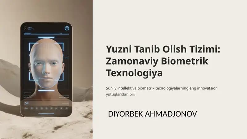 Yuzni Tanib Olish Tizimi