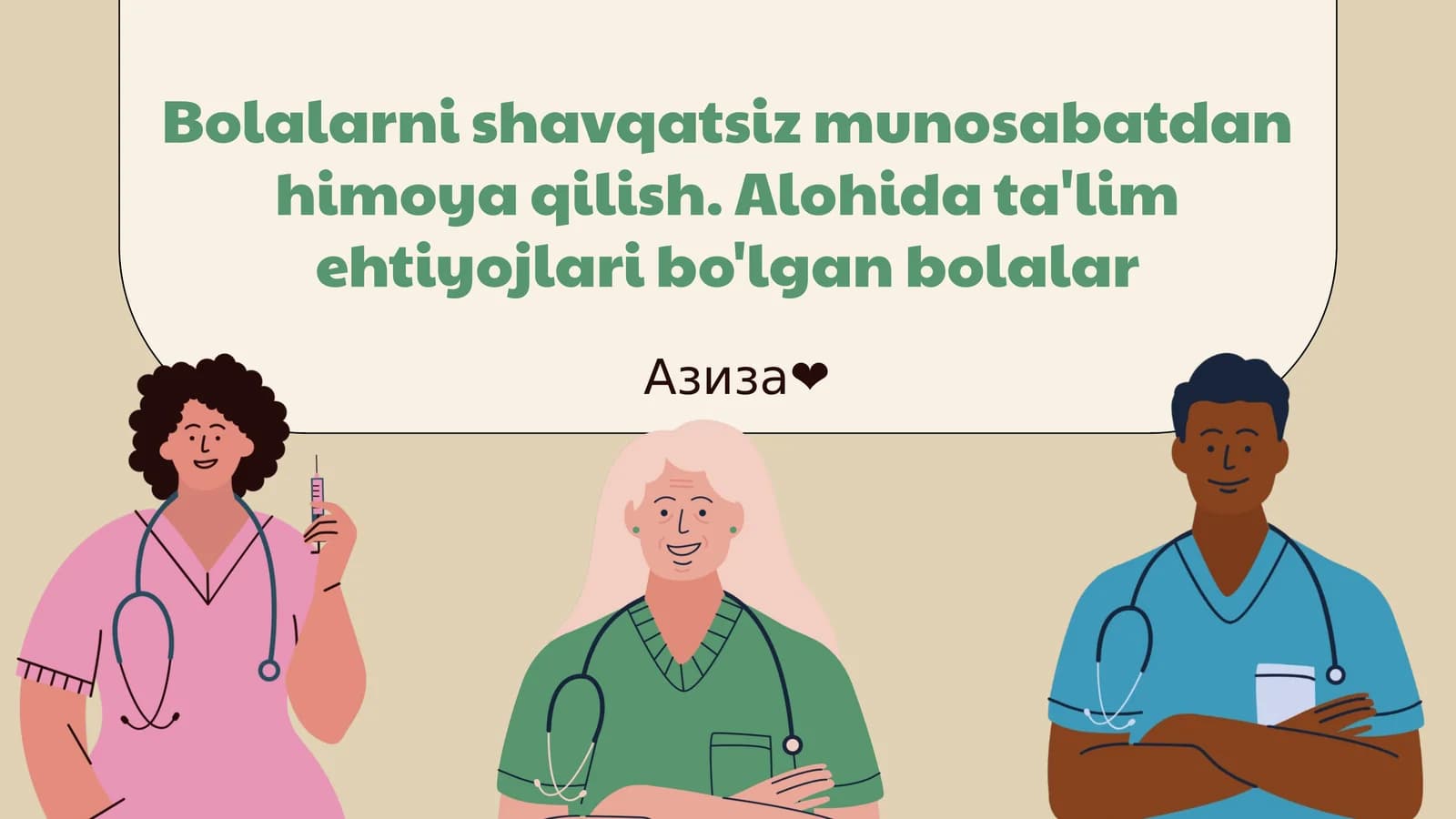 Alohida ta'lim ehtiyojlari bo'lgan bolalar