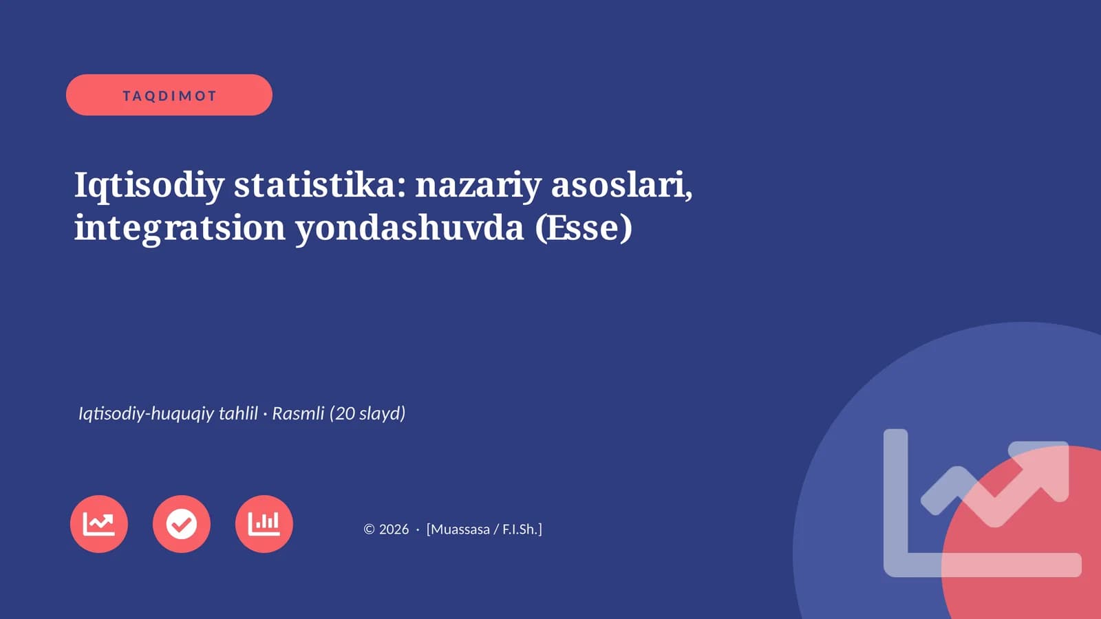 Iqtisodiy statistika: nazariya asoslari