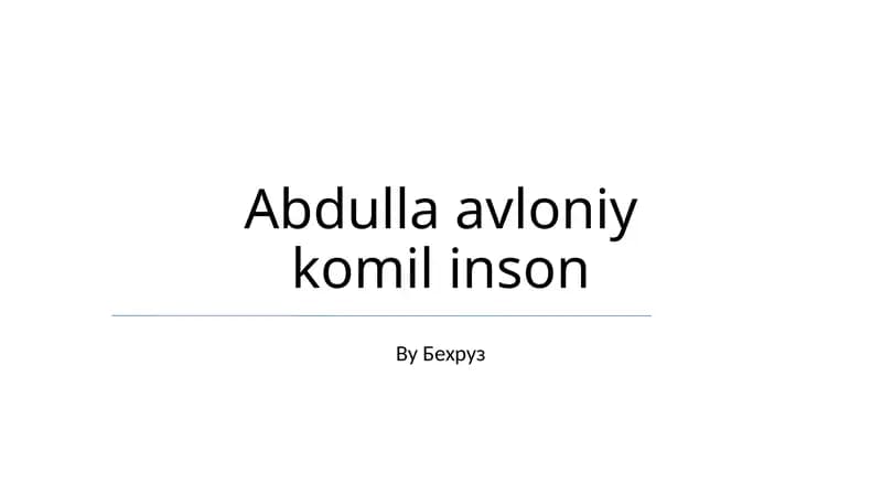 Avloniyning ta'limga qo'shgan hissasi
