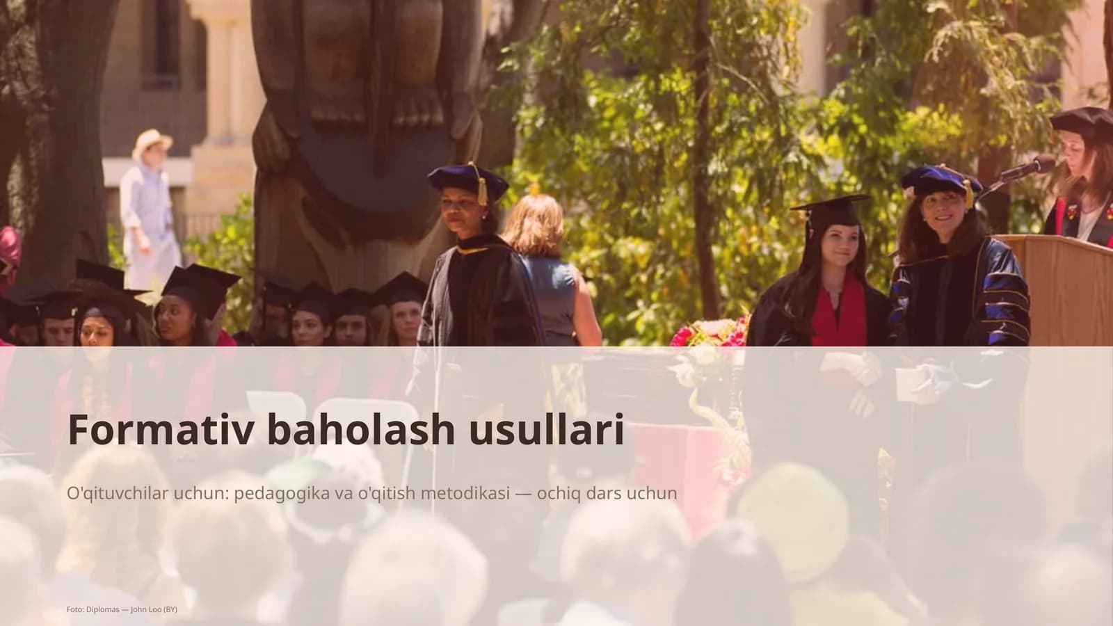 Formativ baholash usullari