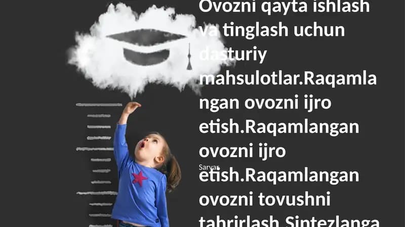 Raqamlangan Ovoz O'ynatish