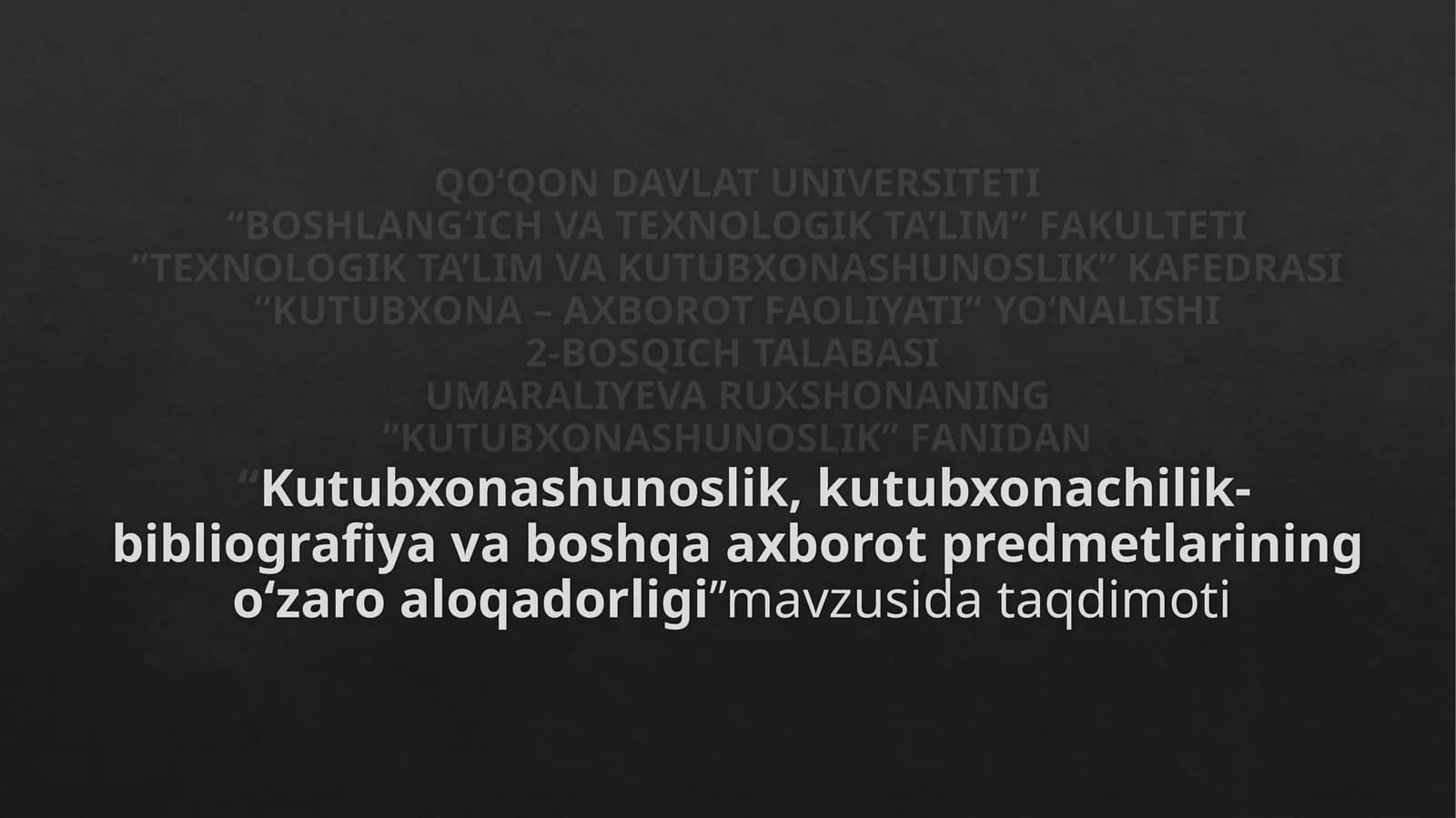 KUTUBXONASHUNOSLIK