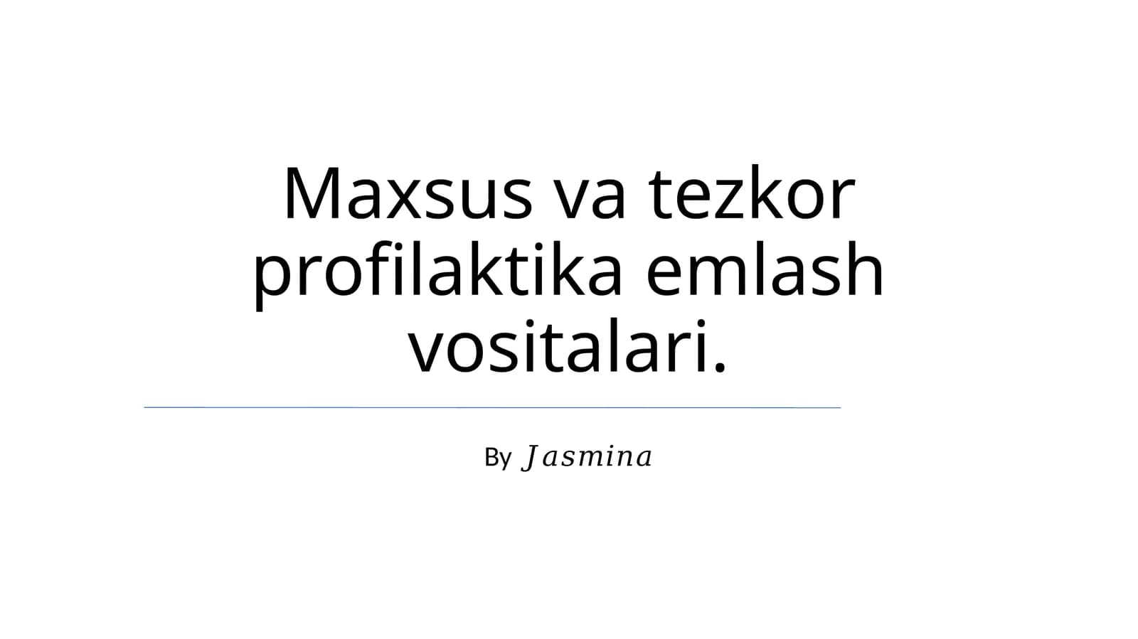 Maxsus va tezkor profilaktika emlash vositalari