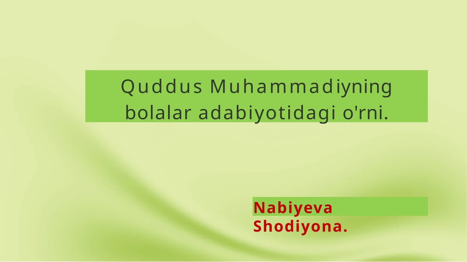 taqdimot