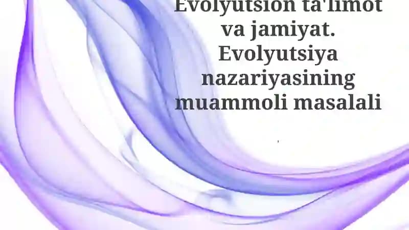 Evolyutsion Nazariya