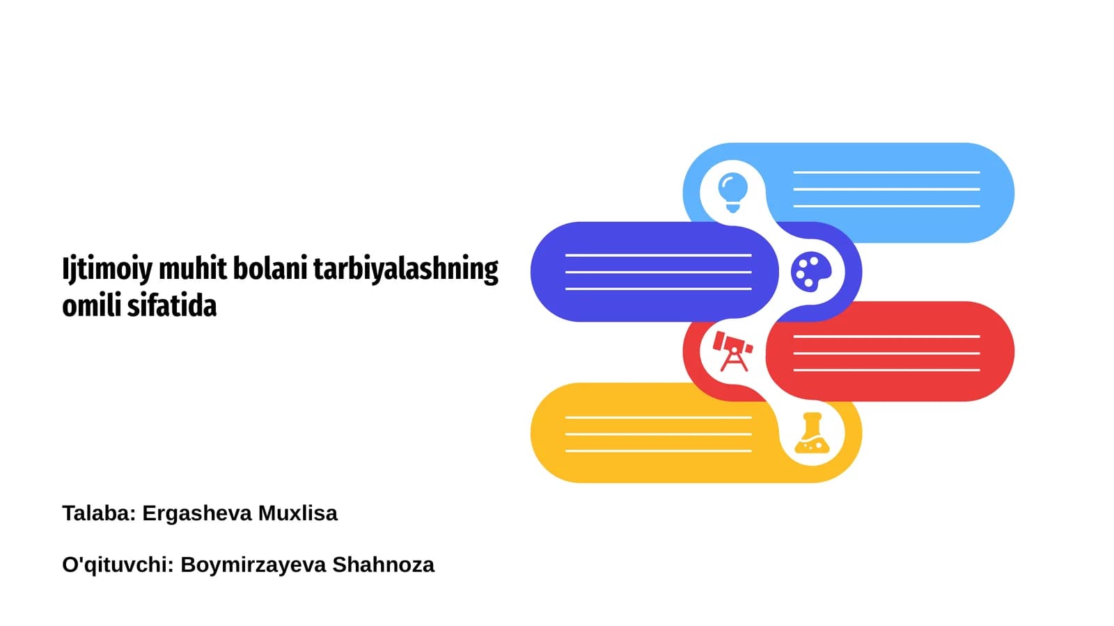 Ijtimoiy muhit va tarbiya