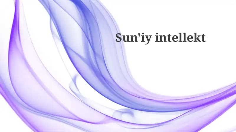 Sun'iy intellekt