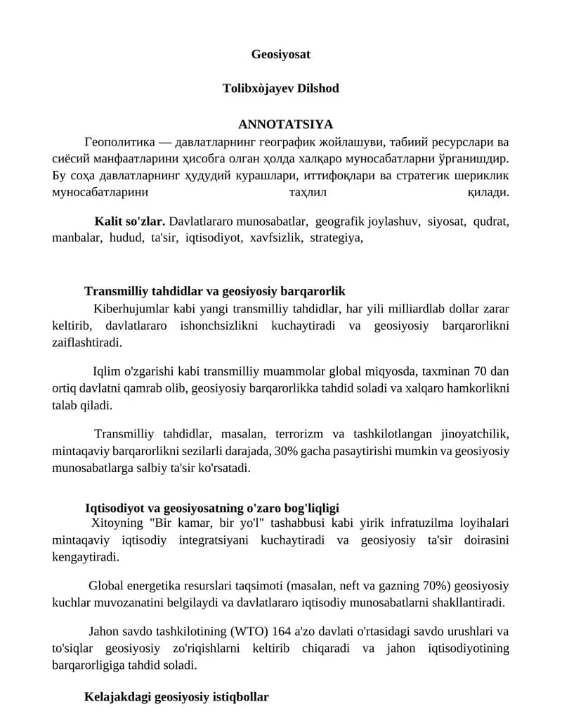 Geosiyosat