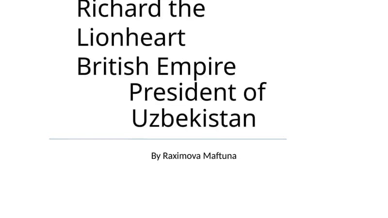 Richard the Lionheart