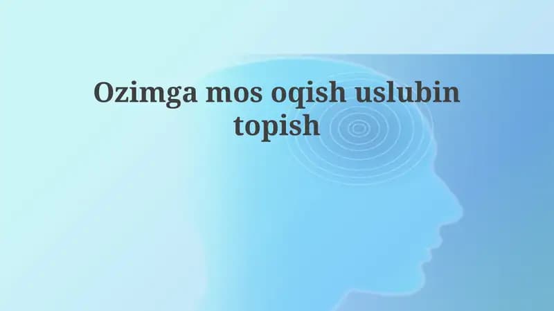 Ozimgamosoqishuslubintopish