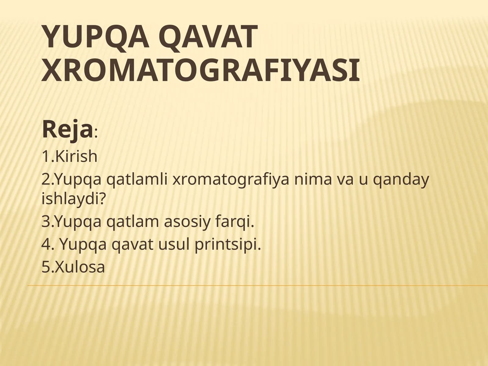 Yupqa qavat xromatografiyasi