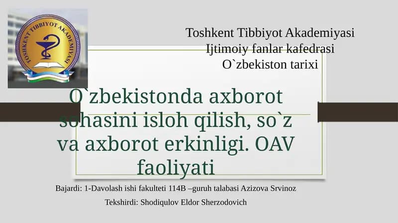 O`zbekistontarixi