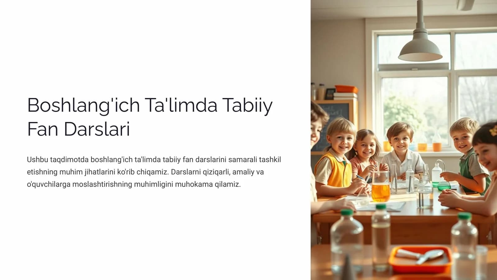 Boshlang'ich Ta'limda Tabiiy Fan Darslari