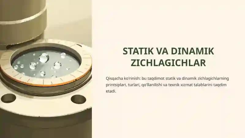 STATIK VA DINAMIK ZICHLAGICHLAR