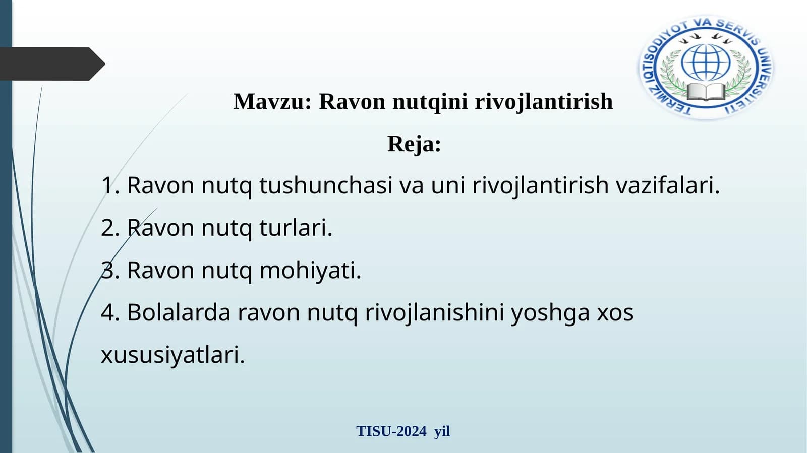 Ravon nutqini rivojlantirish