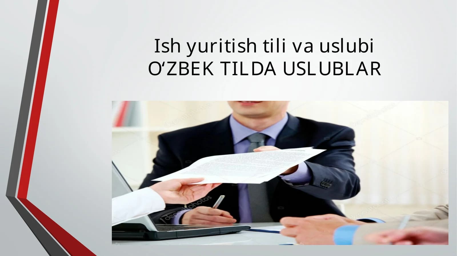 Oʻzbek tilda uslublar