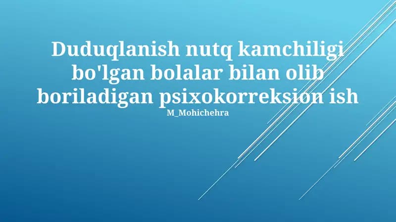 Psixokorreksiya usullari va texnikalari