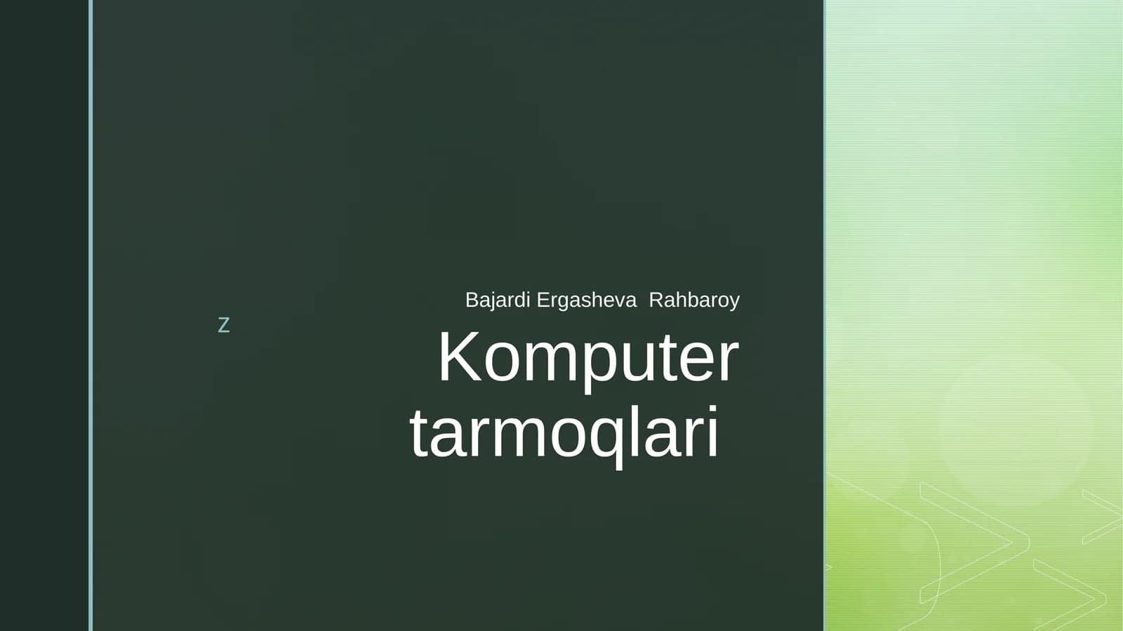 Komputer tarmoqlari