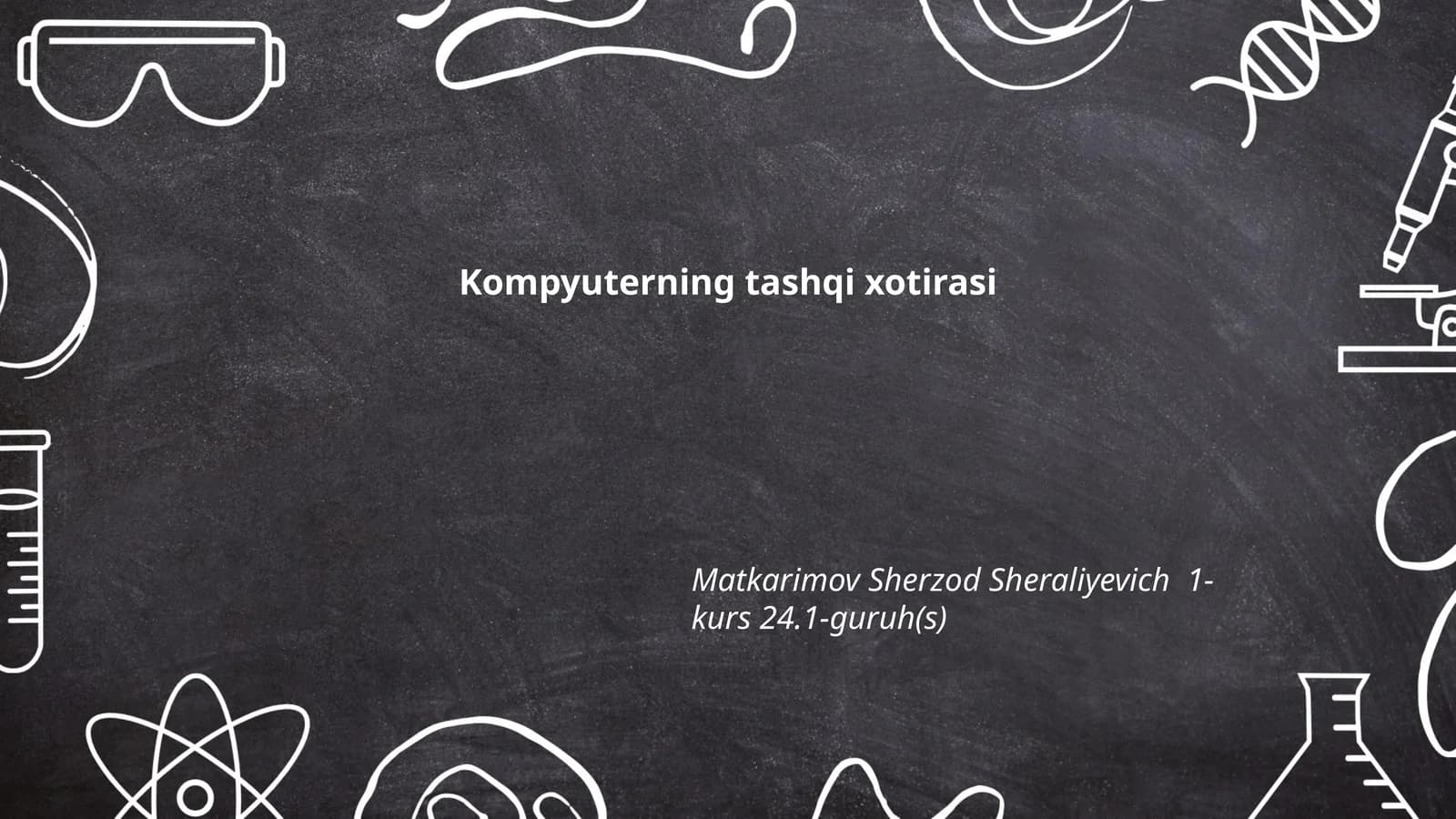Tashqi xotira turlari