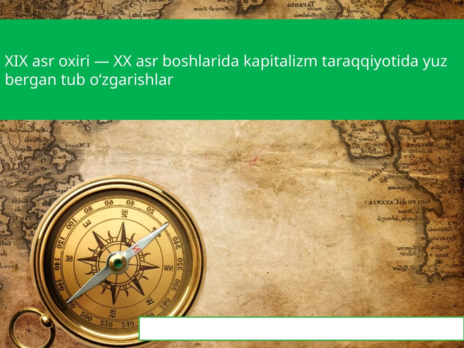 XIX asr oxiri — XX asr boshlarida kapitalizmtaraqqiyotidayangibosqich—monopolistikkapitalizmdebataluvchibosqichqarortopdi