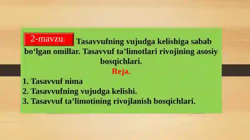 Tasavvuf ta'limoti
