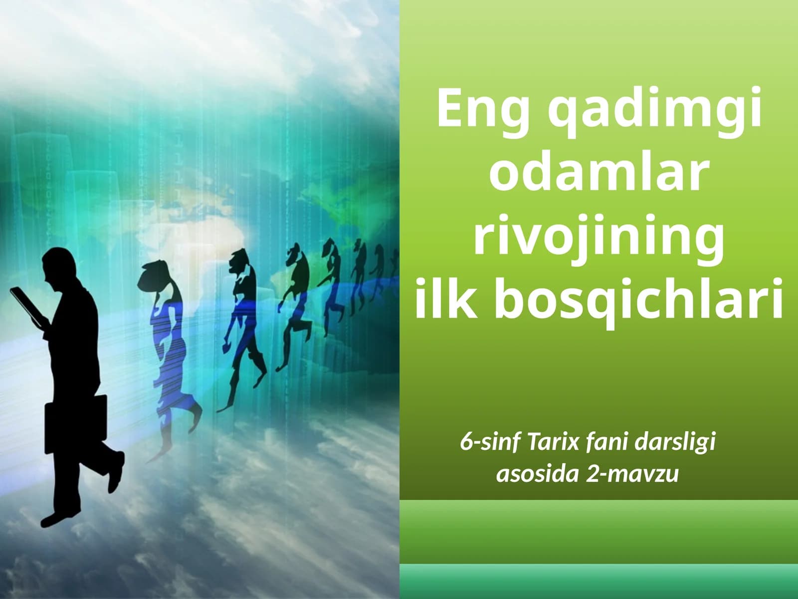 6-sinf Tarix fanidan darsligi asosida 2-mavzu